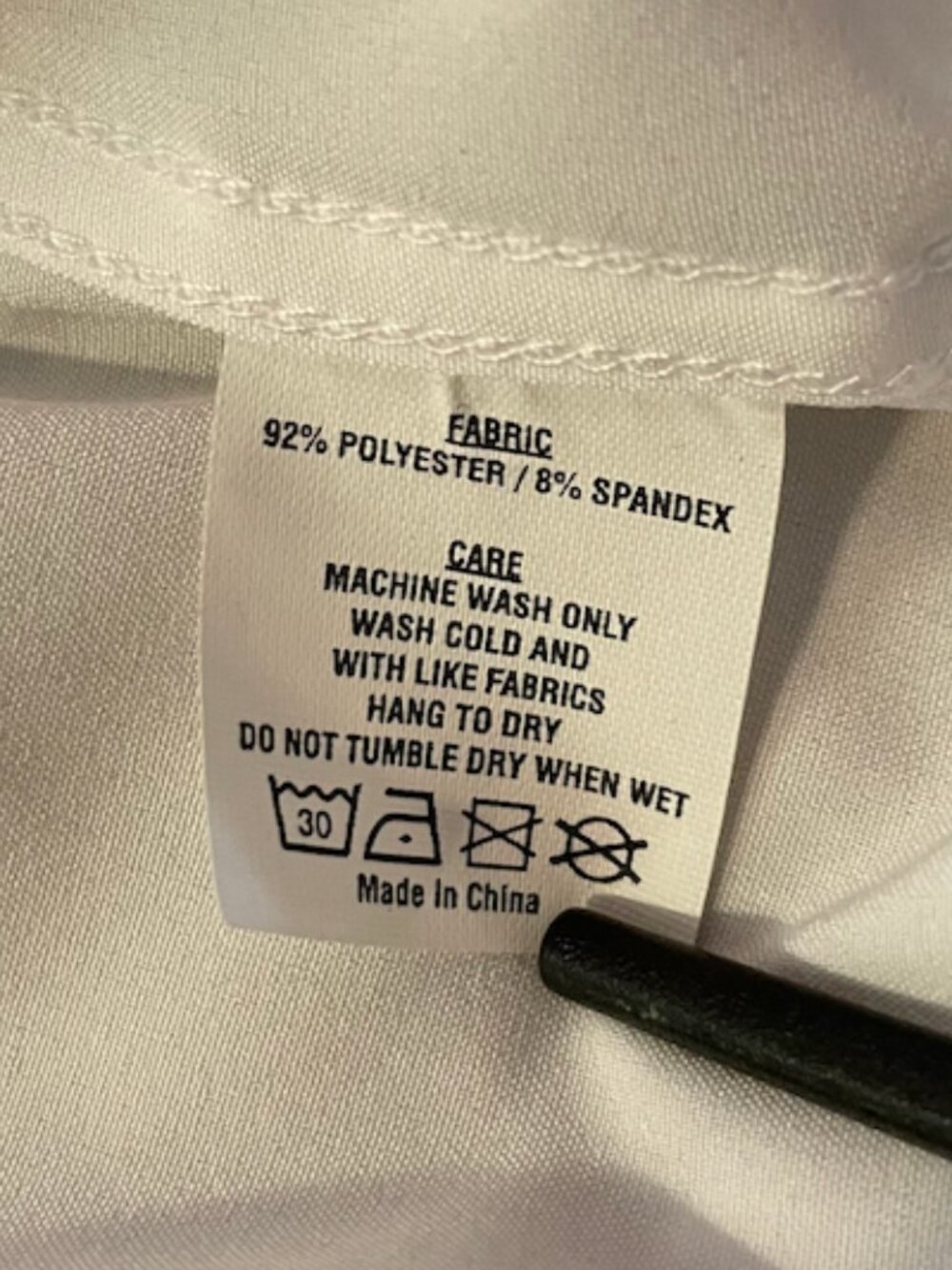NWT State & Liberty The Springer Athletic Fit Shirt Sz M White with Navy Accents - Picture 12 of 16